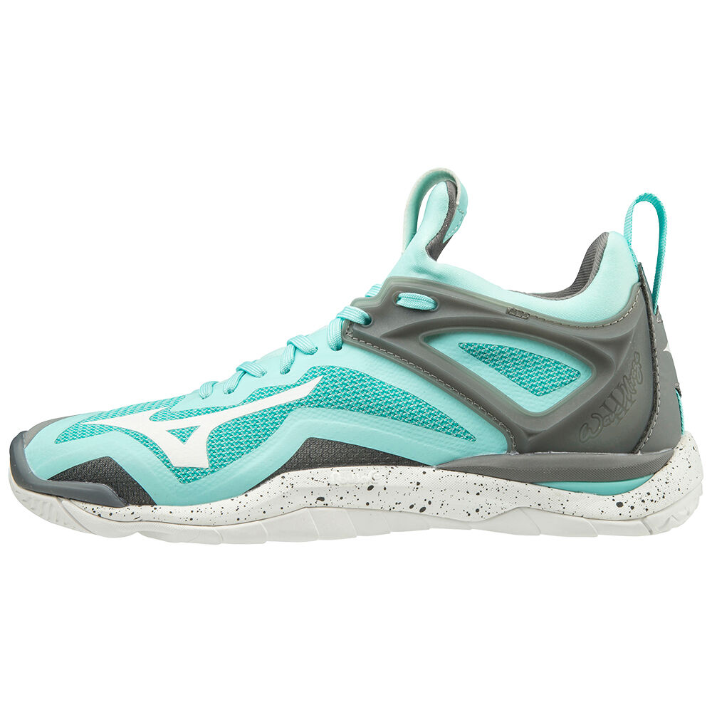 Mizuno WAVE MIRAGE 3 Női Kézilabda Cipő Kék/Fehér/Szürke CMP504172